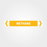 Custom Gate Signs,Methane Pipe Marker